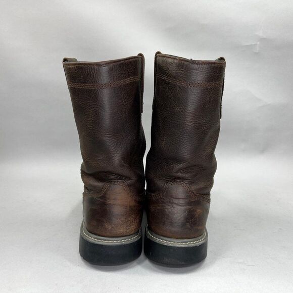 Wolverine Floorhand Boots Men's Size 12 Brown Leather 10” Waterproof Wellington - Picture 5 of 10